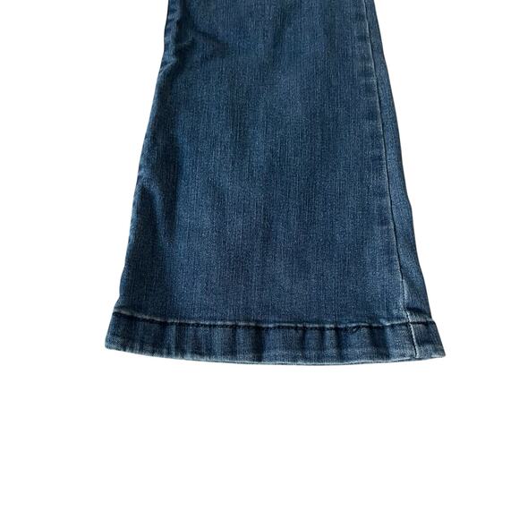 Sofia Dark Wash Blue Denim Flare Wide Leg Jeans Women's Size 25 - Picture 4 of 8